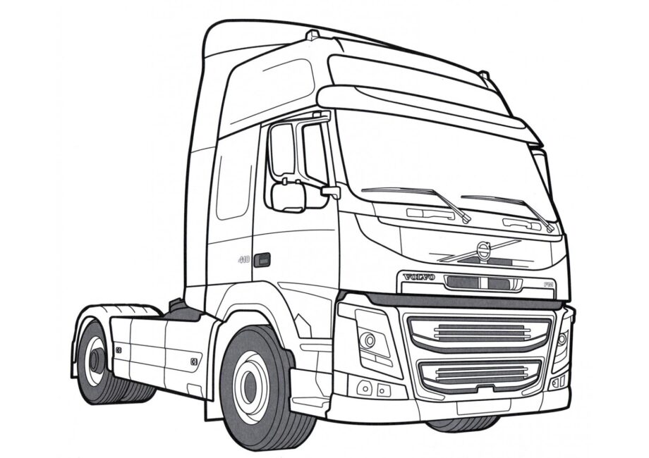 Kolorowanka Volvo FM