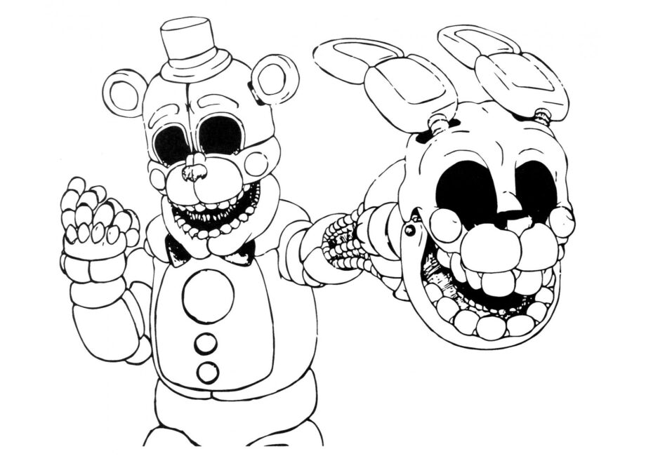 Kolorowanka Funtime Freddy