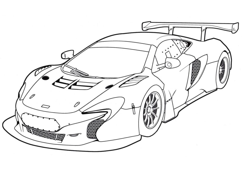 Kolorowanka McLaren 650S GT3