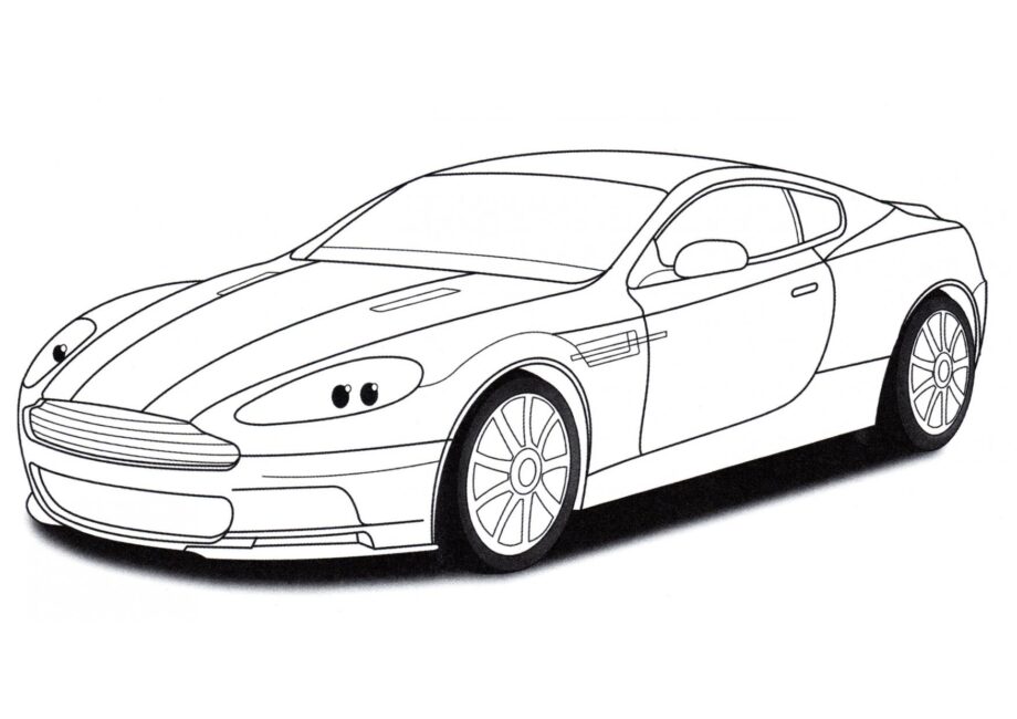 Kolorowanka Aston Martin DBS