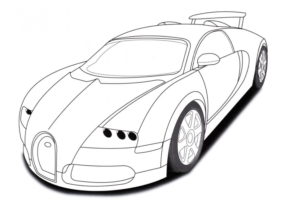 Kolorowanka Bugatti Veyron