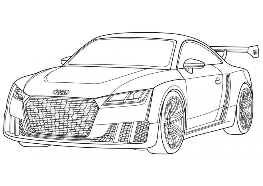 Kolorowanka Audi TT Clubsport Turbo